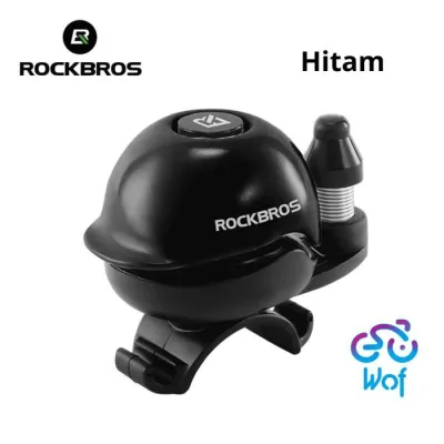ROCKBROS 2025-1A Bel Sepeda Gunung Sepeda Jalan Raya Suara Klakson Alarm Bentuk Topi Helm Bel MTB Klakson Stang Sepeda ROCKBROS Bicycle MTB Mountain Road Bike Bell Horn Sound Alarm Helmet Hat Shape Bell-Outdoor 71710001