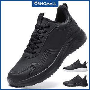 ORNGMALL High Quality Black Sneakers for Men Casual Sneakers Waterproof Designer Men Fashion Walking Shoes Suitable for Daily Life and Sports 39-48