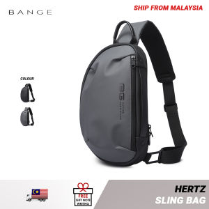 Bange Hertz Sling Bag Shoulder Bag Crossbody Bag Men’s Sling Bag Beg Lelaki Multi Compartment Travel Water-Resistant防水胸包 腰包 单肩包 斜跨包