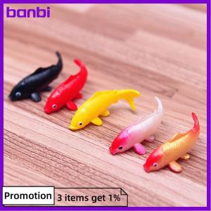 banbi 1pcs dollhouse จำลองขนาดเล็ก KOI goldfish Bowl DIY อุปกรณ์เสริมของเล่น