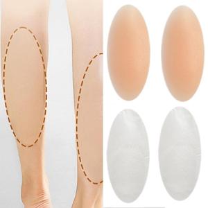 2pcs Silicone dính bê miếng bê Corrector chân vô hình định hình bê ống suông các bản vá lỗi cho quanh co hoặc đôi chân gầy