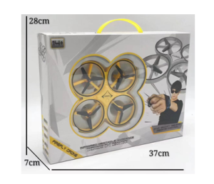 JDD【Fast delivery】【In stock】 RC UAVs Mini Infrared Induction Hand Control UAVs Altitude Hold 2 Controllers Quadcopters for Kids Toy Gift