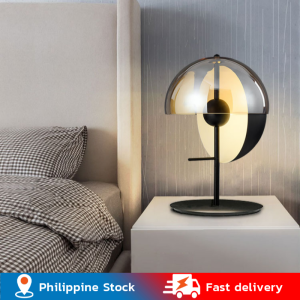 💥Dream Best🔥 Nordic Design Minimalist and Creative Desk Lamp Modern LED Glass Shading Living Room Studio Coffee Shop Table Lamp