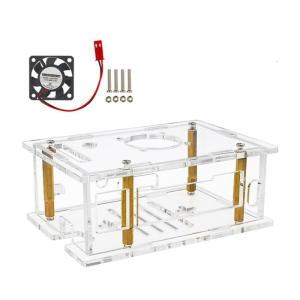 Vỏ Acrylic cho rv2 có tính năng lắp ráp đơn giản tản nhiệt bảng mạch phát triển trường hợp trong suốt thay thế