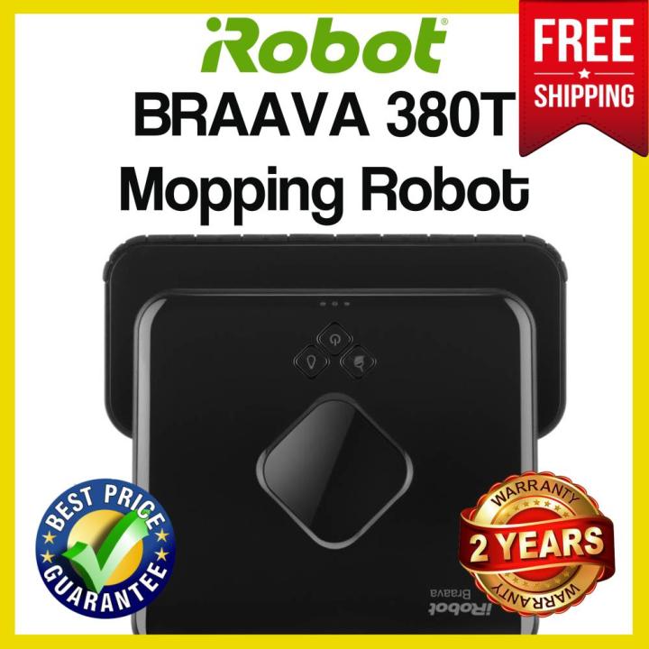 iRobot Braava 380t Advanced Robot Mop Wet Mopping and Dry