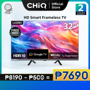 【NEW】CHiQ Smart Google TV 32" and 43" Netflix YouTube Prime Video Dolby Audio Metal Frameless