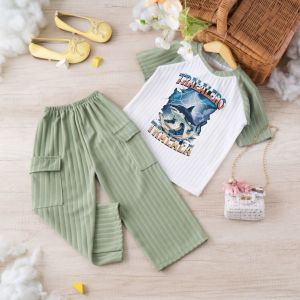 SETELAN ANAK HORNET KNIT CARGO ANOMALI TUNG TUNG SAHUR LABUBU PEREMPUAN USIA 1-8 TAHUN MLXLXXL PART 3