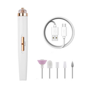 เครื่องเจียรไฟฟ้า เครื่องเจียเล็บ เครื่องขัดเล็บ ปรับระดับความเร็วได้ พกพา เครื่องเจียรเล็บ เครื่องตะไบเล็บ เครื่องทำเล็บ USB ขัดและขจัดผิวที่ตายแล้ว