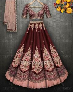 [PRE-ORDER] SEMISTITCHED LEHENGA CHOLI {ETA:2025-12-31}