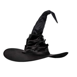 LIUJIR Mũ Trẻ em Phụ kiện Bat Các bên Câu lạc bộ đêm Halloween Mũ Phù Thủy Mũ Đen Nếp Gấp Nắp Thuật Sĩ Mũ phù thủy