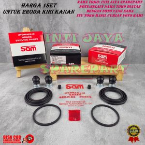 SIL SEAL PISTON REM CAKRAM RODA DEPAN TOYOTA AGYA MATIK METIK KIRI KANAN 1SET SAM