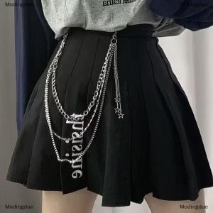 [COD] Modingdue Punk Fashion Star Waist Chain Simple Tassel Pants Chain Personalized Hip Hop Multilayer Waist Chain Clothing Accessories Gifts