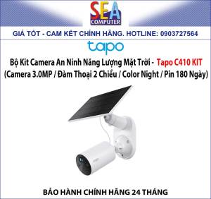 Bộ Kit Camera An Ninh Năng Lượng Mặt Trời -  Tapo C410 KIT