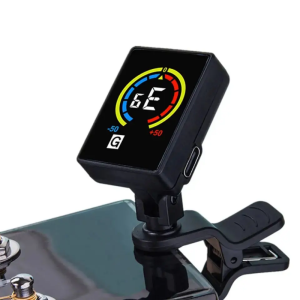PLAYOU USB Rechargeable Color Screen Guitar Tuner for Acoustic Electric Guitar Bass Mandolin Banjo Ukelele