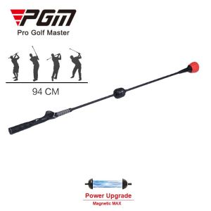 PGM Golf Swing Trainer Adjustable 6 Gears Driver Iron Wedge Club Training Aid with Sound Feedback Non-slip Corrective Handgrip for Right Left Handed Men Women Practice