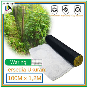 Waring TL Roll 100 Meter x 12 Meter Jaring Tambak Ikan Net Kandang Ayam 100M x 12M