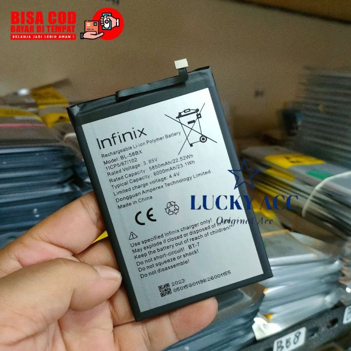 Batre Baterai Hp Infinix Hot Play X680 X680B X680C Kode Model BL-58BX  BL58BX Batrei Batrai Battery Tanam