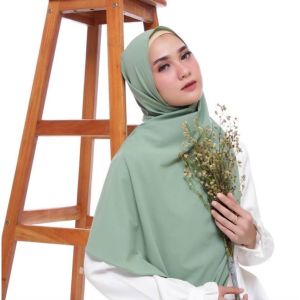 BEST SELLER Hijab Pashmina Ceruty BabyDoll Premium Jilbab Pashmina Ceruty Polos Termurah 200 X 75
