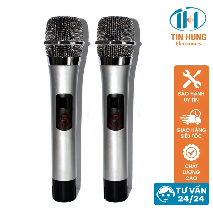 Micro không dây đa năng loa kéo F5.2 sử dụng sóng UHF, độ nhạy cao, chuyên sử dụng cho loa kéo, amply, amply xe hơi - ORIS Professional