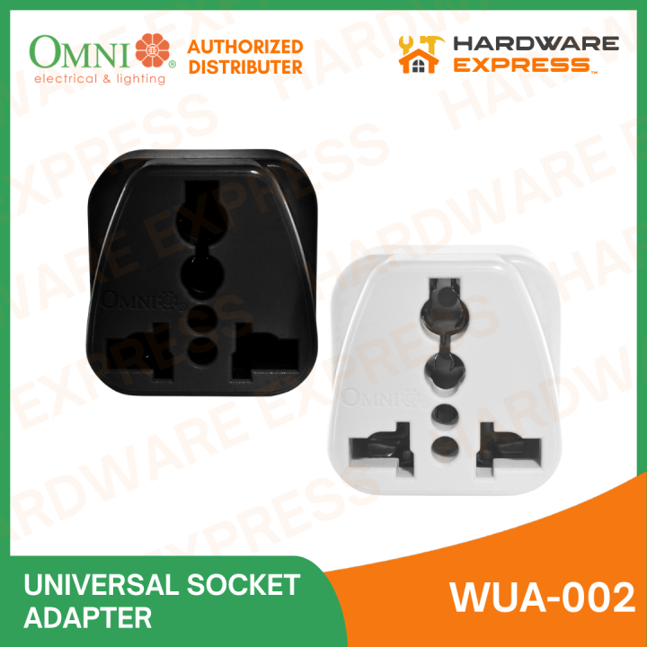 Omni Universal Socket Adapter / Adaptor 10A 250V (WUA-002) SOLD PER PC | Lazada Philippines
