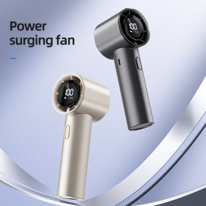 Handheld Fan 4000 mAh Turbo Mini Fan Rechargeable Desktop Fans Travel Portable Cooling Fan