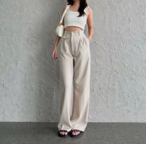 KULOT ORO PANTS KOREAN STYLE / Celana Kulot Wanita Kekinian Korean Style