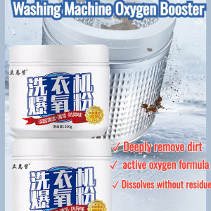 Deep cleaning and descaling powder for household washing machines