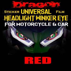 D5 UNIVERSAL WINKER EYE STICKER DRAGON STYLE/UNIVERSAL FOR MOTOR AND CAR