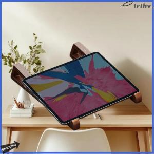 【jianzhanqinl】 1 Bộ có thể gập lại máy tính xách tay bằng gỗ đứng có thể điều chỉnh Ergonomic 12 ° góc với thiết kế làm mát cho máy tính bảng máy tính xách tay