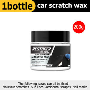 [300% Repair] Car scratch repair wax 200g Repair scratches in 3 seconds No damage to car paint Car scratch remover Fluorex scratch remover Car Paint Scratch Care Car polish cream Car polish scratch remover simen tampal body kereta polish body kereta 划痕蜡