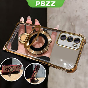 Ốp lưng PBZZ cho điện thoại OPPO Reno 12 Pro 5G Reno 12 5G ốp mềm silicon chống sốc thiết kế mới trong suốt dễ thương màu tím có giá đỡ dành cho nữ SJXUZJ2