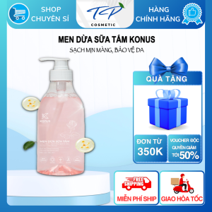 Men Dừa Sữa Tắm Konus Sạch Thông Thoáng - Sữa tắm Khử Mùi Cơ Thể Sữa tắm Mềm Mịn da