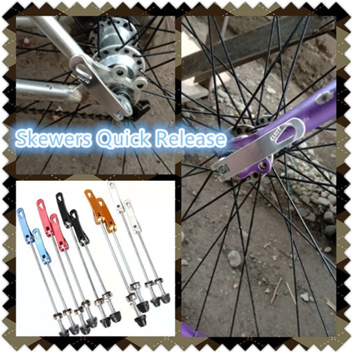 【HOT】1 Pair Bike Bicycle Cycling Wheel Hub Skewers Quick Release Bolt