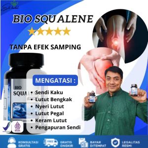 Squalene Soft Gel - Obat Sendi Kaku Lutut Bengkak Nyeri Lutut Lutut Pegal Keram Lutut Pengapuran Sendi ASLI 100%