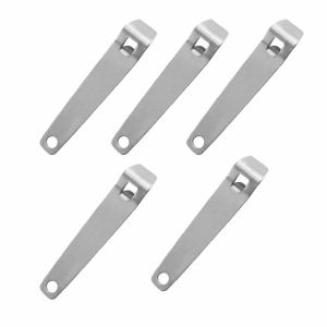 YESPERY ที่เปิดขวดสเตนเลสสตีลแบบพกพา5ชิ้นที่เปิดขวดของเหลวในช่องปากที่เปิดที่เปิดขวดเบียร์อุปกรณ์บาร์อุปกรณ์ที่ใช้ในครัว