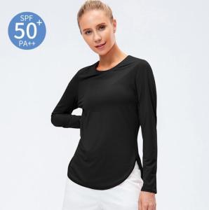 HOLA Women Sports Top Fitness Running Gym Clothing Yoga T-Shirt Long Sleeve UPF50 Sun Protection Sportswear