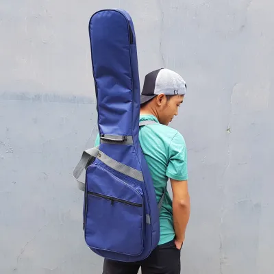 Tas gitar bass electrik jumbo Panjang 120cm lebar badan bawah 38.5cm waterproof anti air kuat anti putus tali studio music cod tas gitas bass berlapis busa tebal