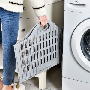 OKDEALS01 Collapsible Foldable Laundry Hamper Breathable Bohemian Dirty Clothes Organizer Storage Recessed Portable Laundry Basket Home Bathroom