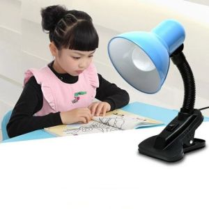 Shungxing111 Portable Clip Desk Lamp Shade Table Lamp(NO BULB)