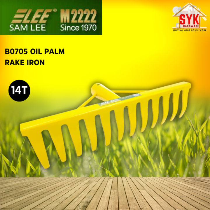 SYK Samlee B0705 Oil Palm Rake Iron 14T Gardening Tools Kepala Pencakar ...
