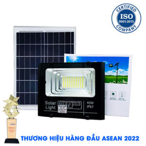 Đèn Năng Lượng Mặt Trời Đèn Led Chống Lóa Cao Cấp 500W chiếu sáng biển quảng cáo sân vườn kho bãi nhà xưởng công trình. Bảo hành 2 năm