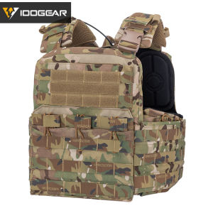 IDOGEAR CPC Tactical Vest Cherry Plate Carrier Camo Vest Heavy Version Molle Vest with Inner plates Protective Vest Outdoor 3313
