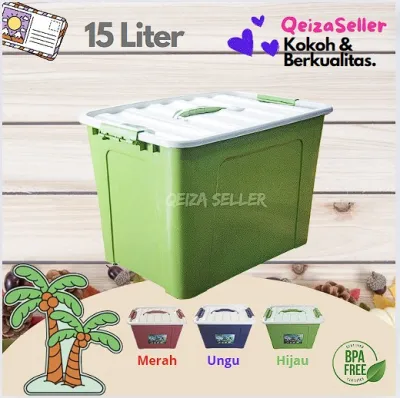 Container Box 10 Liter Kotak Donut Practy Container Box Lock Pengunci