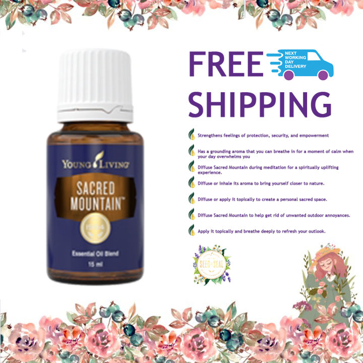 100% Original Young Living SACRED MOUNTAIN Pure Essential Oil