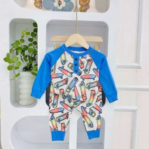 VN 308 Kids Bedhead Printed Long-sleeve Sleepwear | Pajama Terno for Boys - BLUEY - B