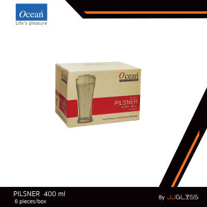 JJGLASS - (Ocean)  B00914 Pilsner 14oz. (400ml.) [1กล่อง (6ใบ)] แก้วน้ำ แก้วพลิลส์เนอร์ แก้วโอเชี่ยน