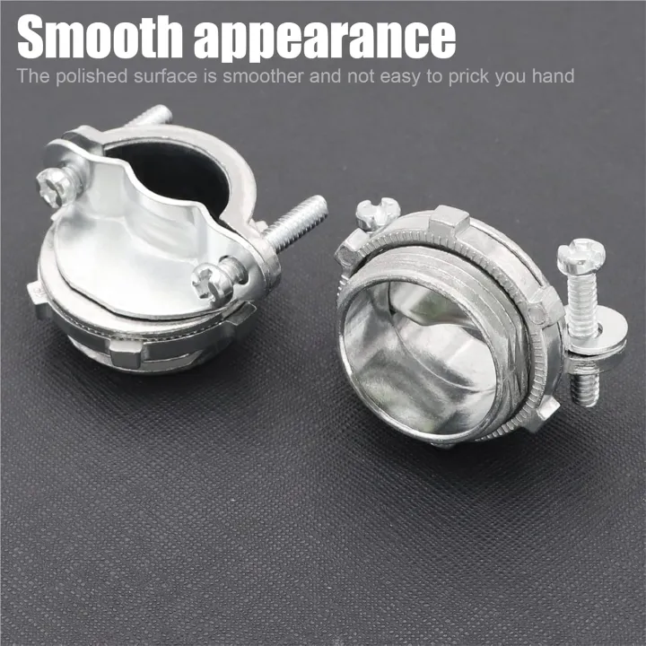 4 Pcs 1/2 Inch Clamp Type Cable Connectors, Zinc Trinidad And Tobago