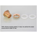 Water Tank Connector Fittings Solid Brass Water Tank Adapter 1/2”DN15. 