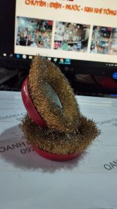 Chổi đánh gỉ sắt dành cho máy mài cầm tay 100mm