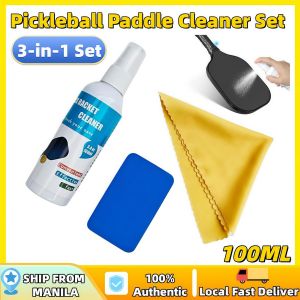 Pickleball Paddle Cleaner Set / Pickleball Paddle Cleaning Spray / High Efficient Refresh Safe Surface Cleaning Maintenance Spray (100ml) .